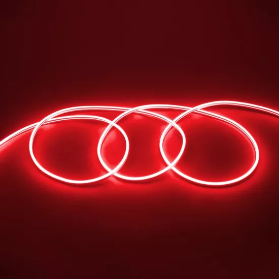 NEOVALE 70573 Ταινία Neon Flex LED 12W/m 600lm/m 120° DC 220-240V Αδιάβροχο IP65 120 x SMD2835 Chip/m Κόκκινο Dimmable - Sanan SMD Chip - Μ100 x Π0.8 x Υ1.6cm - 3 Χρόνια Εγγύηση