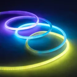 NEOTUBE 70589 Ψηφιακή Pixel Addressable Ταινία Neon Flex LED 18W/m 900lm/m 360° DC 24V Αδιάβροχο IP65 96 x SMD5050 Chip/m 16 x Pixel/m Πολύχρωμο RGB Dimmable SPI/TTL Protocol IC WS2811 - Sanan SMD Chip - Μ100 x Π2.1 x Υ2.1cm - 3 Χρόνια Εγγύηση