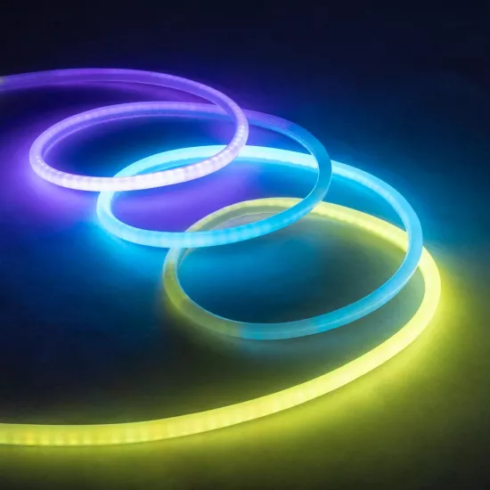NEOTUBE 70589 Ψηφιακή Pixel Addressable Ταινία Neon Flex LED 18W/m 900lm/m 360° DC 24V Αδιάβροχο IP65 96 x SMD5050 Chip/m 16 x Pixel/m Πολύχρωμο RGB Dimmable SPI/TTL Protocol IC WS2811 - Sanan SMD Chip - Μ100 x Π2.1 x Υ2.1cm - 3 Χρόνια Εγγύηση