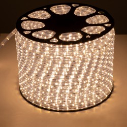 LIGHTUBE 70601 Φωτοσωλήνας LED 3.9W/m 176lm/m 360° DC 220-240V Αδιάβροχο IP65 36 x Diode Chip/m Φυσικό Λευκό 4500K Dimmable - Μ100 x Π1.2 x Υ1.2cm - 2 Χρόνια Εγγύηση