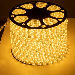 LIGHTUBE 70602 Φωτοσωλήνας LED 3.9W/m 156lm/m 360° DC 220-240V Αδιάβροχο IP65 36 x Diode Chip/m Θερμό Λευκό 2700K Dimmable - Μ100 x Π1.2 x Υ1.2cm - 2 Χρόνια Εγγύηση