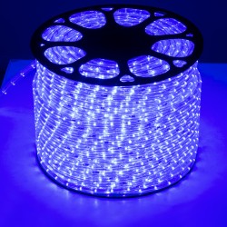 LIGHTUBE 70606 Φωτοσωλήνας LED 3.9W/m 117lm/m 360° DC 220-240V Αδιάβροχο IP65 36 x Diode Chip/m Μπλε Dimmable - Μ100 x Π1.2 x Υ1.2cm - 2 Χρόνια Εγγύηση