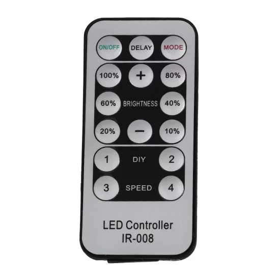 70626 Single Color Dimmer με Ασύρματο Χειριστήριο IR - Μεταλλάκτης Τροφοδοσίας AC/DC 230V IP20 για OVALE 120° Degree Neon Flex LED Μονόχρωμη 2 Pin Max 1500W - Έως 100 Μέτρα 70626 Single Color Dimmer με Ασύρματο Χειριστήριο IR - Μεταλλάκτης Τροφοδοσίας AC/DC 230V IP20 για OVALE 120° Degree Neon Flex LED Μονόχρωμη 2 Pin Max 1500W - Έως 100 Μέτρα