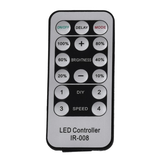 70646 Single Color Dimmer με Ασύρματο Χειριστήριο IR - Μεταλλάκτης Τροφοδοσίας AC/DC 230V IP20 για TUBE 360° Degree Neon Flex LED Μονόχρωμη 2 Pin Max 1500W - Έως 100 Μέτρα 70646 Single Color Dimmer με Ασύρματο Χειριστήριο IR - Μεταλλάκτης Τροφοδοσίας AC/DC 230V IP20 για TUBE 360° Degree Neon Flex LED Μονόχρωμη 2 Pin Max 1500W - Έως 100 Μέτρα