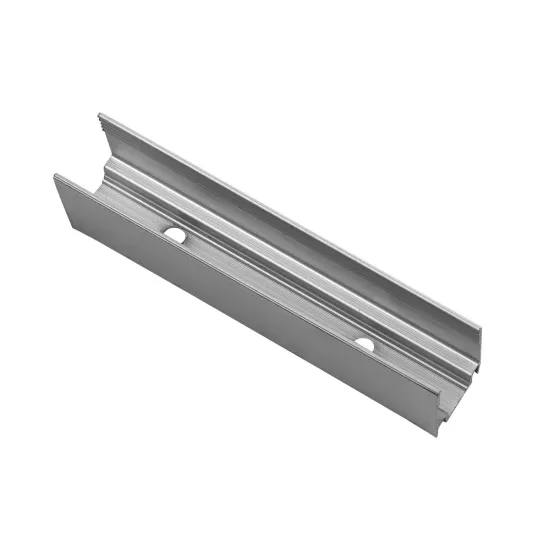 70649 Αλουμίνια Βάση Στήριξης για Neon Flex 120° - Ασημί -Μ4.8 x Π1.4 x Υ1.3cm