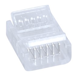 STRIPART 70689 Ενωτικός Ταχυσύνδεσμος για Πολύχρωμη RGBW+WW Ταινία LED 6Pin 12mm σε Πολύχρωμη RGBW+WW Ταινία LED 6Pin 12mm IP20 - Μ1.9 x Π1.6 x Υ0.7cm