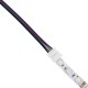 70691 Ταχυσύνδεσμος Τροφοδοσίας IP20 - Strip To Power Connector 4 PIN Male για Ένωση 1 x RGB Ταινία LED Πλάτους 10mm