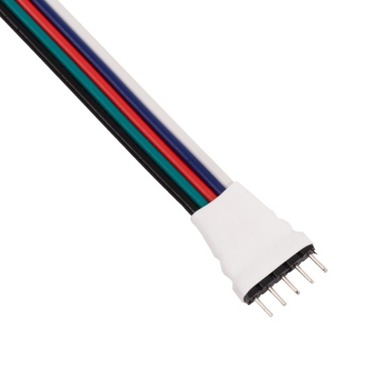 70696 RGB+W Connector με 15cm Καλώδιο 5 PIN