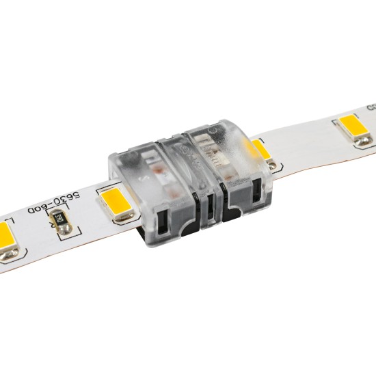 70713 Ταχυσύνδεσμος Ένωσης IP20 - Strip To Strip Connector για Ένωση 2 x Μονόχρωμες Ταινίες LED Πλάτους 8mm