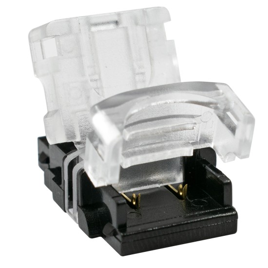 STRIPART 70720 Ενωτικός Ταχυσύνδεσμος για Μονόχρωμη Ταινία LED 2Pin 10mm σε Καλώδιο Τροφοδοσίας 2Pin Αδιάβροχο IP65 - Μ1.5 x Π2.4 x Υ0.8cm