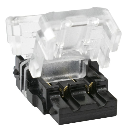 STRIPART 70720 Ενωτικός Ταχυσύνδεσμος για Μονόχρωμη Ταινία LED 2Pin 10mm σε Καλώδιο Τροφοδοσίας 2Pin Αδιάβροχο IP65 - Μ1.5 x Π2.4 x Υ0.8cm