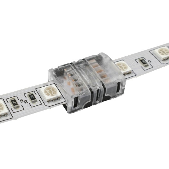 70721 Ταχυσύνδεσμος Ένωσης IP20 - Strip To Strip Connector για Ένωση 2 x RGB Ταινίες LED Πλάτους 10mm