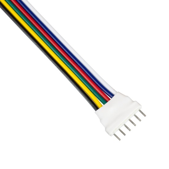 70744 Καλώδιο Σύνδεσης Connector RGB+CCT με 15cm Καλώδιο 6 PIN