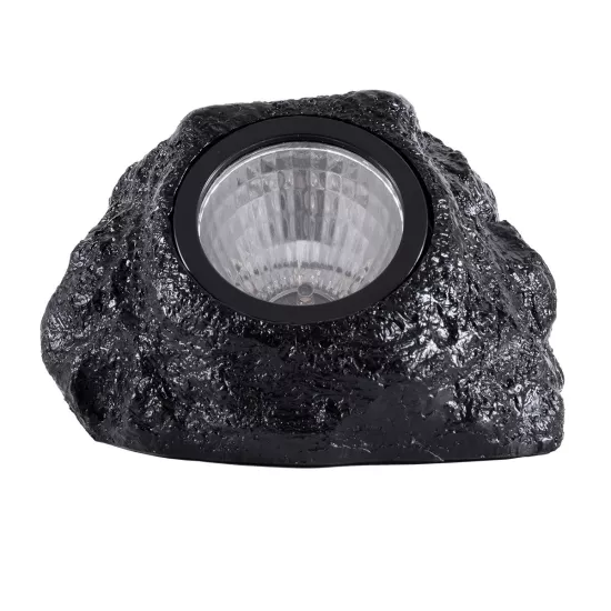 ROCHLIGHT 71484 Διακοσμητικό Φωτιστικό Κήπου LED 1W 50lm 120° DC 5V με Φωτοβολταϊκό Panel 5V 0.1W & Επαναφορτιζόμενη Μπαταρία Li-ion 3.2V 600mAh Αδιάβροχο IP65 Ψυχρό Λευκό 6000K - Μ15 x Π12 x Υ10cm - 2 Χρόνια Εγγύηση