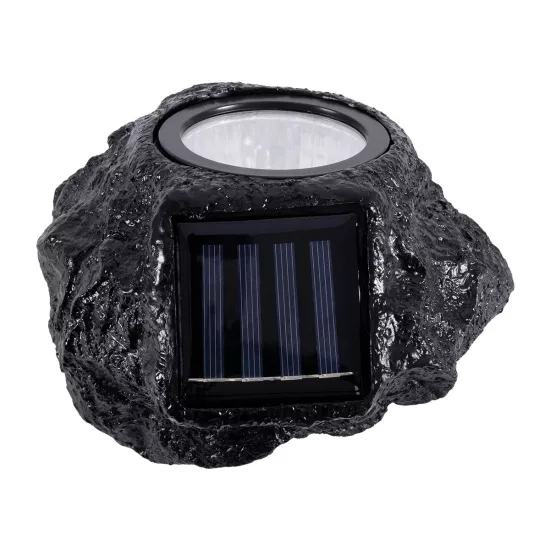 ROCHLIGHT 71484 Διακοσμητικό Φωτιστικό Κήπου LED 1W 50lm 120° DC 5V με Φωτοβολταϊκό Panel 5V 0.1W & Επαναφορτιζόμενη Μπαταρία Li-ion 3.2V 600mAh Αδιάβροχο IP65 Ψυχρό Λευκό 6000K - Μ15 x Π12 x Υ10cm - 2 Χρόνια Εγγύηση
