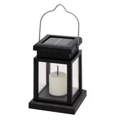 LANTERNIA 71506 Διακοσμητικό Φαναράκι LED 1W 50lm 180° DC 5V με Φωτοβολταϊκό Panel 5V 0.1W & Επαναφορτιζόμενη Μπαταρία Li-ion 3.2V 120mAh Αδιάβροχο IP65 Ultra Θερμό Λευκό 1600K - Μ9 x Π9 x Υ12.5cm - 1 Χρόνο Εγγύηση