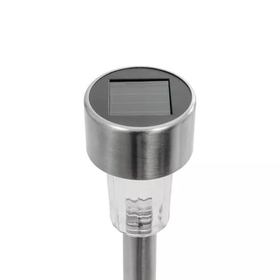 SOLARDECOR 71520 Διακοσμητικό Φωτιστικό Κήπου LED 1W 50lm 180° DC 5V με Φωτοβολταϊκό Panel 5V 0.1W & Επαναφορτιζόμενη Μπαταρία Li-ion 3.2V 600mAh Αδιάβροχο IP65 Ψυχρό Λευκό 6000K - Μ4.6 x Π4.6 x Υ29.5cm - 2 Χρόνια Εγγύηση