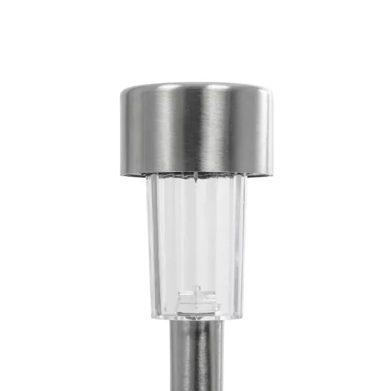 SOLARDECOR 71520 Διακοσμητικό Φωτιστικό Κήπου LED 1W 50lm 180° DC 5V με Φωτοβολταϊκό Panel 5V 0.1W & Επαναφορτιζόμενη Μπαταρία Li-ion 3.2V 600mAh Αδιάβροχο IP65 Ψυχρό Λευκό 6000K - Μ4.6 x Π4.6 x Υ29.5cm - 2 Χρόνια Εγγύηση