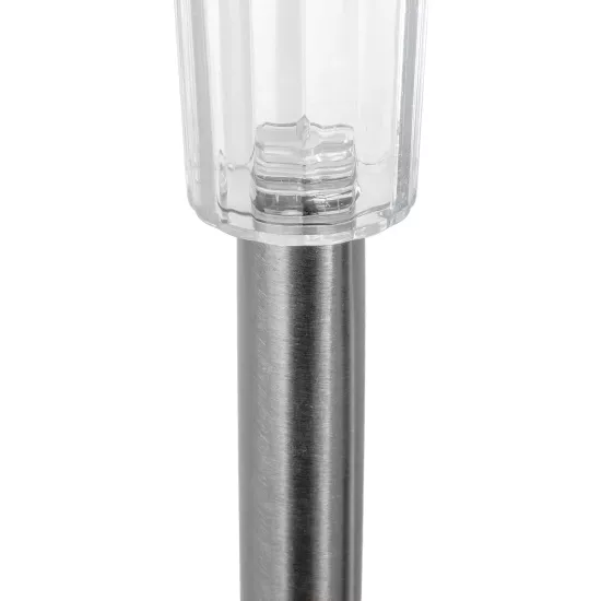 SOLARDECOR 71520 Διακοσμητικό Φωτιστικό Κήπου LED 1W 50lm 180° DC 5V με Φωτοβολταϊκό Panel 5V 0.1W & Επαναφορτιζόμενη Μπαταρία Li-ion 3.2V 600mAh Αδιάβροχο IP65 Ψυχρό Λευκό 6000K - Μ4.6 x Π4.6 x Υ29.5cm - 2 Χρόνια Εγγύηση