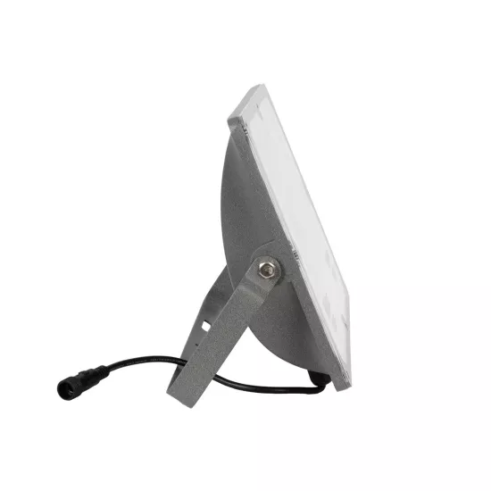 LUMOVOX 73068 Προβολέας LED 200W 10000lm 120° DC 5V με Φωτοβολταϊκό Panel 5V 12W & Επαναφορτιζόμενη Μπαταρία Li-ion 3.2V 10000mAh Αδιάβροχο IP67 Ψυχρό Λευκό 6000K - 180 x SMD2835 Sanan Chip - Γκρι Ανθρακί - Μ29.5 x Π5.5 x Υ19cm - 2 Χρόνια Εγγύηση