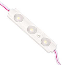 MODULOMI 73707 Module LED 1.5W 180lm 120° DC 12V Αδιάβροχο IP65 3 x SMD5730 Chip Ψυχρό Λευκό 6000K Dimmable - Μ6.9 x Π1.3 x Υ0.8cm - Πακέτο 20 Τεμαχίων - 3 Χρόνια Εγγύηση