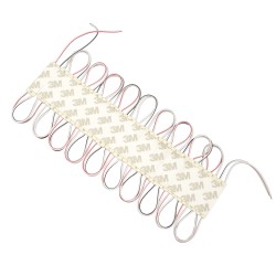  MODULOMI 73709 Module LED 1W 120lm 120° DC 12V Αδιάβροχο IP65 3 x SMD3030 Chip Ψυχρό Λευκό 6000K Dimmable - Μ4.1 x Π1.1 x Υ1.1cm - Πακέτο 20 Τεμαχίων - 3 Χρόνια Εγγύηση