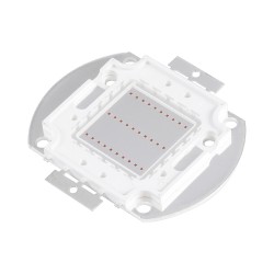 73767 Υψηλής Ισχύος LED COB BRIDGELUX 30W 1500lm DC 20-24V - Μ5.5 x Π5.2 x Υ0.4cm - Κόκκινο - 2 Χρόνια Εγγύηση
