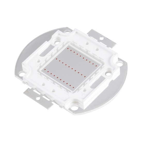 73767 Υψηλής Ισχύος LED COB BRIDGELUX 30W 1500lm DC 20-24V - Μ5.5 x Π5.2 x Υ0.4cm - Κόκκινο - 2 Χρόνια Εγγύηση