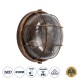 BOATLIGHT 61590 Vintage Φωτιστικό Καραβοχελώνα Τοίχου & Οροφής με Ντουί 2 x E27 AC 220-240V Αδιάβροχο IP65 - Χάλκινο Παλαιωμένο Εφέ Σκουριάς Ματ - Μ24 x Π24 x Υ11cm