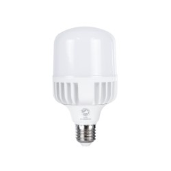 HIGHBAY 60062 Λάμπα E27 LED 25W 2820lm 260° AC 220-240V Αδιάβροχο IP44 Θερμό Λευκό 2700K - Lumileds SMD Chip - Λευκό Γαλακτερό - Μ8 x Π8 x Υ15cm - 3 Χρόνια Εγγύηση