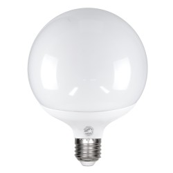 BUBBLE 60044 Λάμπα E27 G125 LED 20W 1880lm 260° AC 220-240V IP20 Θερμό Λευκό 2700K - Lumileds SMD Chip - Λευκό Γαλακτερό - Μ6 x Π6 x Υ11.9cm - 3 Χρόνια Εγγύηση