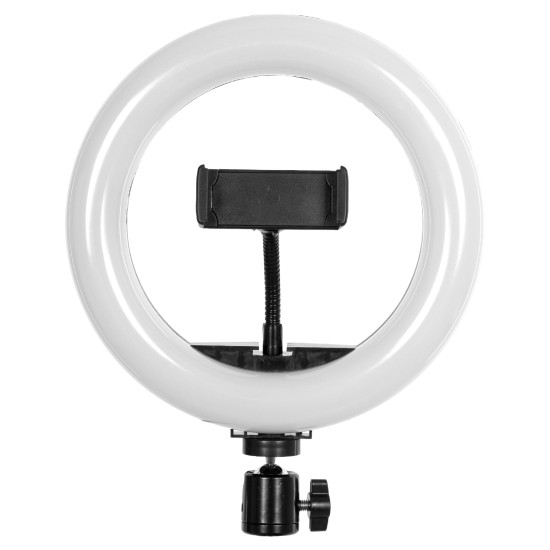 75800 Professional Digital Ring Light Φ20cm LED SMD 20W 2000lm 180° DC 5V με Καλώδιο Τροφοδοσίας USB - Ενσωματωμένο Χειριστήριο Εναλλαγής Χρωμάτων & 1 Βάση Τηλεφώνου - Πολύχρωμο RGBW+WW Dimmable