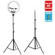 75807 Professional Floor Tripod - Επαγγελματικό Επιδαπέδιο Τρίποδο για Ring Light LED