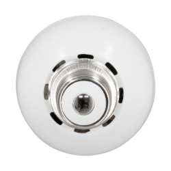 CANDLE 76074 Λάμπα Κεράκι E14 C37 LED 5W 250lm 260° AC 220-240V IP20 Πορτοκαλί 2200K με Εφέ Φλόγας - Λευκό Γαλακτερό - Μ3.7 x Π3.7 x Υ10.4cm - 2 Χρόνια Εγγύηση