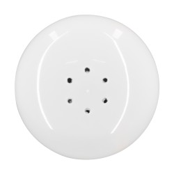 TUBULAR 76076 Λάμπα E27 LED 9W 350lm 260° AC 220-240V IP20 Πολύχρωμο RGB με 4 Λειτουργίες Εφέ Φλόγας & Αναστροφή - Λευκό Γαλακτερό - Μ6 x Π6 x Υ15cm - 2 Χρόνια Εγγύηση