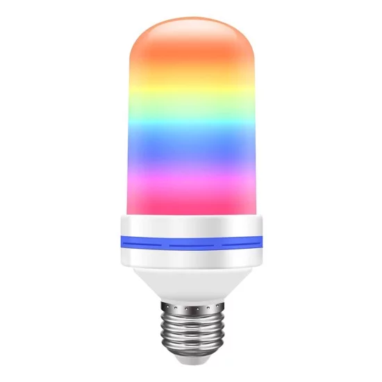 76076 Λάμπα E27 TUBULAR Διακοσμητική LED 9W 450lm 320° AC 85-265V με 4 Λειτουργίες Εφέ RGB Φλόγας και Αναστροφή RGB Φλόγας 76076 Λάμπα E27 TUBULAR Διακοσμητική LED 9W 450lm 320° AC 85-265V με 4 Λειτουργίες Εφέ RGB Φλόγας και Αναστροφή RGB Φλόγας