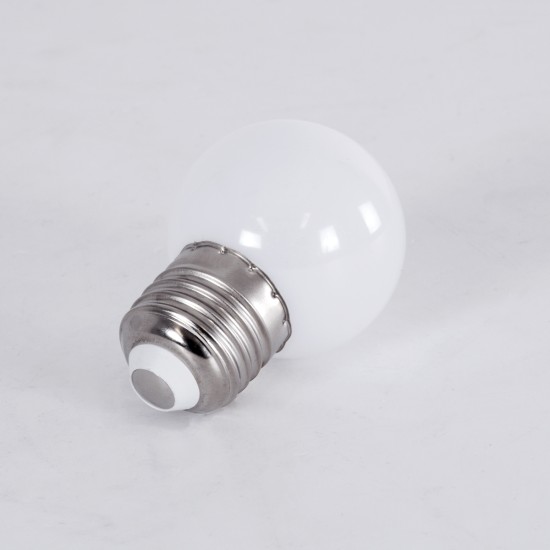 76092 Λάμπα LED E27 G45 Γλομπάκι 3W 240lm 260° AC 220-240V IP20 Φ4.5 x Υ6.9cm Θερμό Λευκό 2700K - 2 Years Warranty