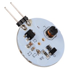 G4SIDE 76100 Λάμπα G4 LED 4.5W 450lm 120° DC 12-24V IP20 Ψυχρό Λευκό 6000K Dimmable - Sanan SMD Chip - Side Pin - Μ3 x Π3 x Υ0.8cm - 2 Χρόνια Εγγύηση