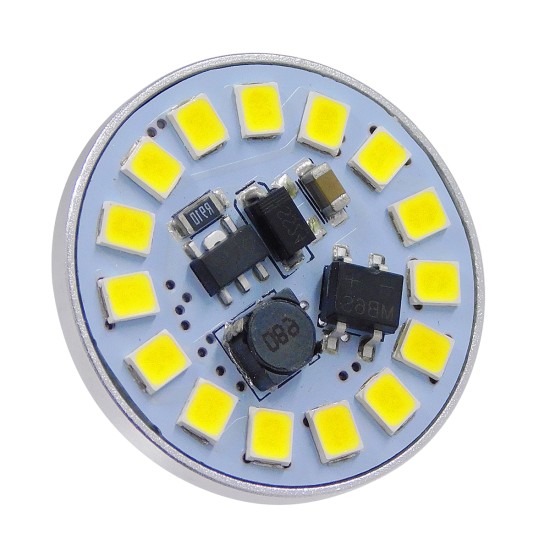 76107 Λάμπα G4 LED SMD 2835 3W 360lm 120° DC 12-24V Back Pin Ψυχρό Λευκό 6000K Dimmable