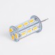 G4BACK 76134 Λάμπα G4 LED 5W 450lm 320° DC 12-24V IP20 Θερμό Λευκό 2700K Dimmable - Sanan SMD Chip - Back Pin - Μ1.8 x Π1.8 x Υ4.3cm - 2 Χρόνια Εγγύηση