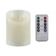 CANDLE 76488 Διακοσμητικό Realistic Κερί με LED Εφέ Κινούμενης Φλόγας - Μπαταρίας 2 x AA (Δεν Συμπεριλαμβάνονται) & Ασύρματο Χειριστήριο IR Θερμό Λευκό 2700K Dimmable Λευκό Φ14 x Υ16cm CANDLE 76488 Διακοσμητικό Realistic Κερί με LED Εφέ Κινούμενης Φλόγας - Μπαταρίας 2 x AA (Δεν Συμπεριλαμβάνονται) & Ασύρματο Χειριστήριο IR Θερμό Λευκό 2700K Dimmable Λευκό Φ14 x Υ16cm