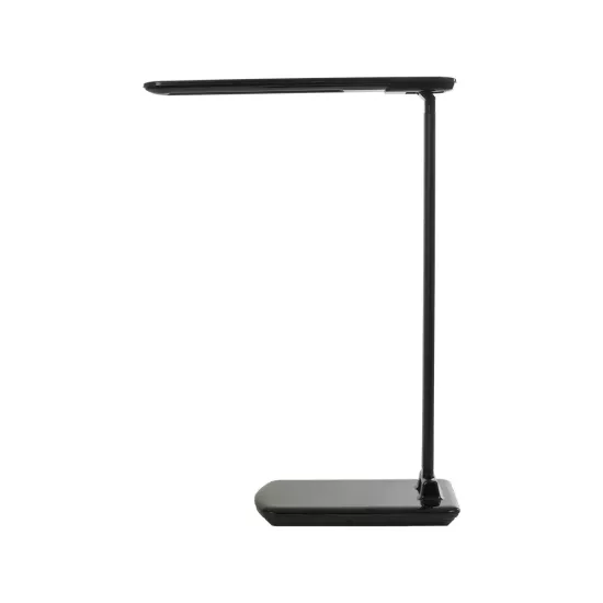 ONO 76533 Μοντέρνο Επιτραπέζιο Φωτιστικό Γραφείου με Ασύρματη Φόρτιση 10W 2A LED 3.5W 350lm 90° DC 5V με USB-C IP20 Ρυθμιζόμενο Λευκό CCT με Αφή 2700K/4500K/6000K Dimmable - Sanan SMD Chip - Μαύρο - Μ18 x Π12 x Υ36cm - 2 Χρόνια Εγγύηση