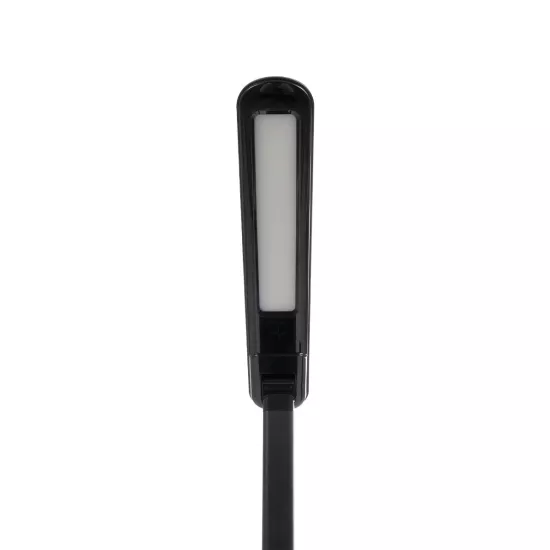 ONO 76533 Μοντέρνο Επιτραπέζιο Φωτιστικό Γραφείου με Ασύρματη Φόρτιση 10W 2A LED 3.5W 350lm 90° DC 5V με USB-C IP20 Ρυθμιζόμενο Λευκό CCT με Αφή 2700K/4500K/6000K Dimmable - Sanan SMD Chip - Μαύρο - Μ18 x Π12 x Υ36cm - 2 Χρόνια Εγγύηση