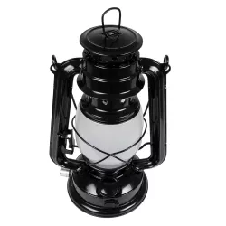 FIREWATCH 76546 Διακοσμητικό Φαναράκι LED 10W 500lm 360° Επαναφορτιζόμενο DC 5V με Μπαταρίες 2x18650 IP20 Ultra Θερμό Λευκό 1800K - Μ15 x Π11.5 x Υ23.5cm - 2 Χρόνια Εγγύηση