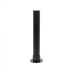 DIGICOLUMN 76562 Μοντέρνο Επιτραπέζιο Γραμμικό Ψηφιακό Φωτιστικό Digital Pixel Symphony Bar με WiFi Εφαρμογή LED 1.5W 90lm 120° DC 5V με USB-C & Επαναφορτιζόμενη Μπαταρία LiPo 601045 3.7V 280mAh IP20 Πολύχρωμο RGB Dimmable - Μαύρο - Μ5.6 x Π5.6 x Υ21.