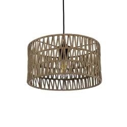 POMEGRANDE 204-0166 Boho Κρεμαστό Φωτιστικό Οροφής με Ντουί 1 x E27 AC 220-240V IP20 - Μπεζ - Μ30 x Π30 x Υ18cm