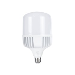 HIGHBAY 60063 Λάμπα E27 LED 50W 5000lm 260° AC 220-240V Αδιάβροχο IP54 Ψυχρό Λευκό 6000K - Lumileds SMD Chip - Λευκό Γαλακτερό - Μ12 x Π12 x Υ20cm - 3 Χρόνια Εγγύηση