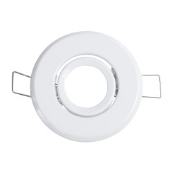 DELTA 77800 Χωνευτή Κινούμενη Βάση για Σποτ MR11 με Ντουί GU10/GU5.3 IP20 - Λευκό - Μ7 x Π7 x Υ2.1cm / Q5.5cm