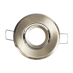 DELTA 77806 Χωνευτή Κινούμενη Βάση για Σποτ MR11 με Ντουί GU10/GU5.3 IP20 - Μπρούτζινο - Μ7 x Π7 x Υ2.1cm / Q5.5cm