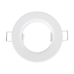 DELTA 77807 Χωνευτή Βάση για Σποτ MR16 με Ντουί GU10/GU5.3 IP20 - Λευκό - Μ8.3 x Π8.3 x Υ3.1cm / Q6cm